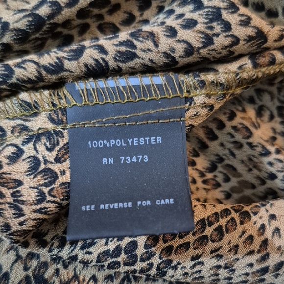 Investments Brown Snake Print Dress - Picture 8 of 9